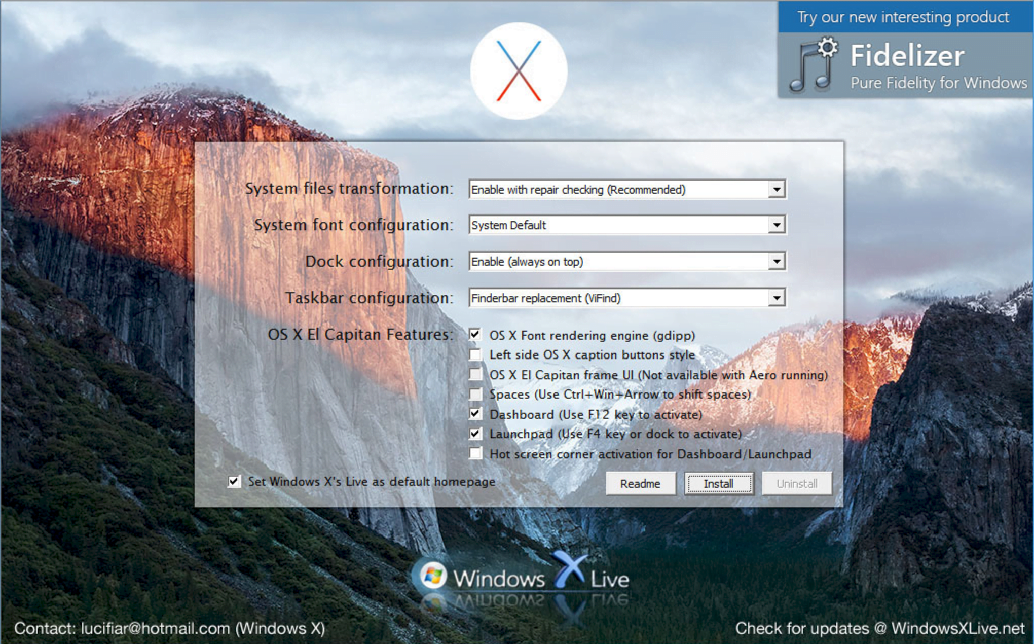 Mac os x yosemite theme for windows 8.1